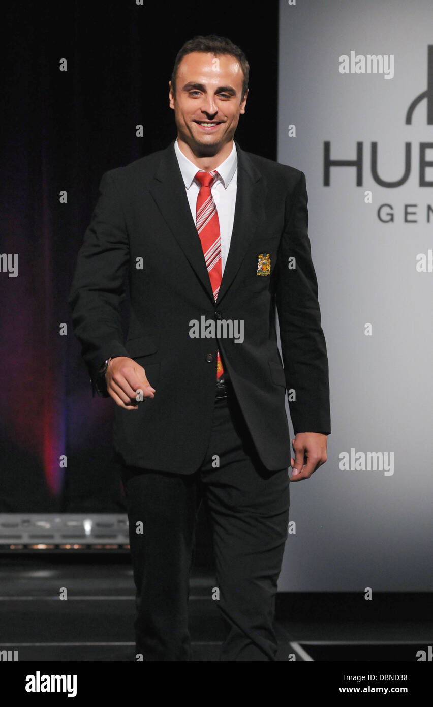 Dimitar Berbatov Hublot 'Art of Fusion' Fashion Show with Sir Alex Ferguson and Manchester United - Show New York City, USA - 25.07.11 Stock Photo