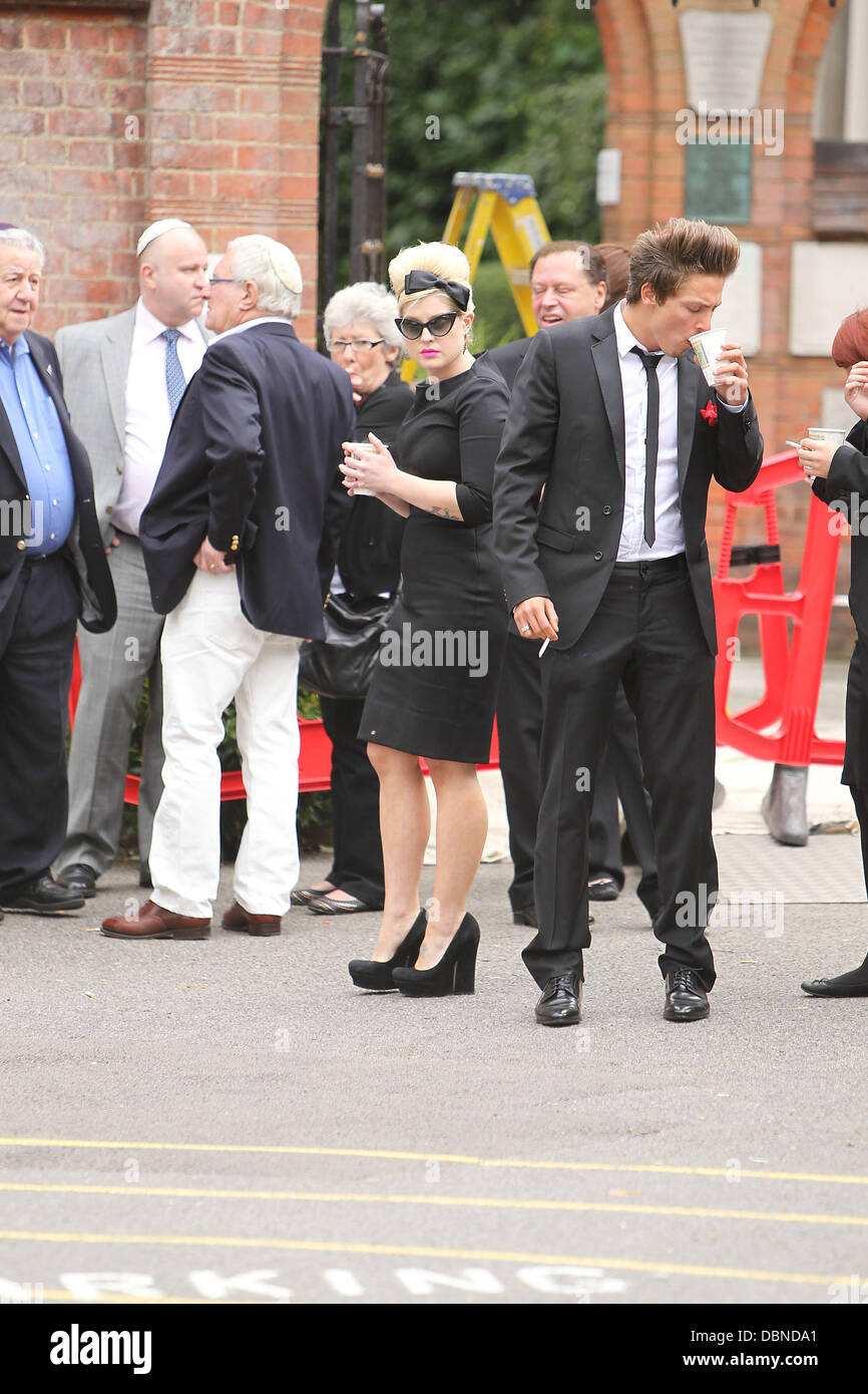 Kelly Osbourne and Tyler James The cremation of Amy Winehouse at Golders Green Crematorium