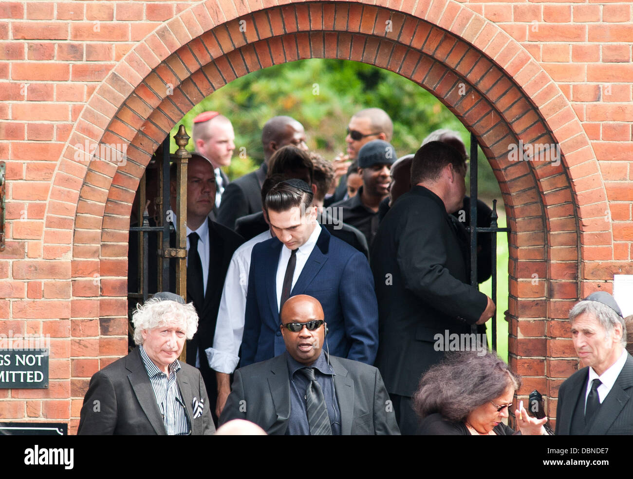 Reg Traviss The cremation of Amy Winehouse at Golders Green Crematorium London, England - 26.07.11 Stock Photo
