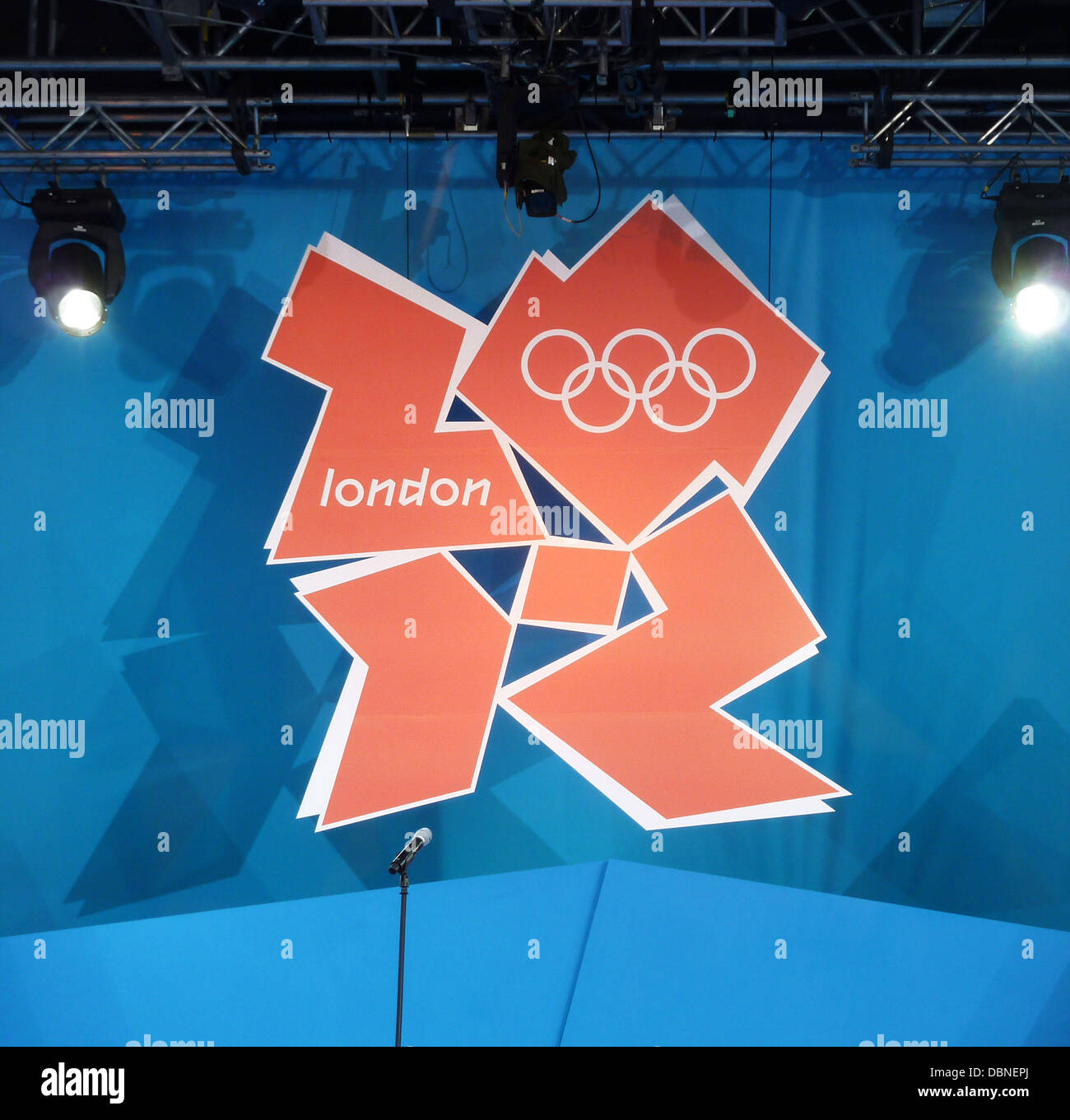 Logo of the London 2012 Olympic Game mascot during the #39 London 2012 Logo of the London 2012 Olympic Game mascot during the #39 London 2012