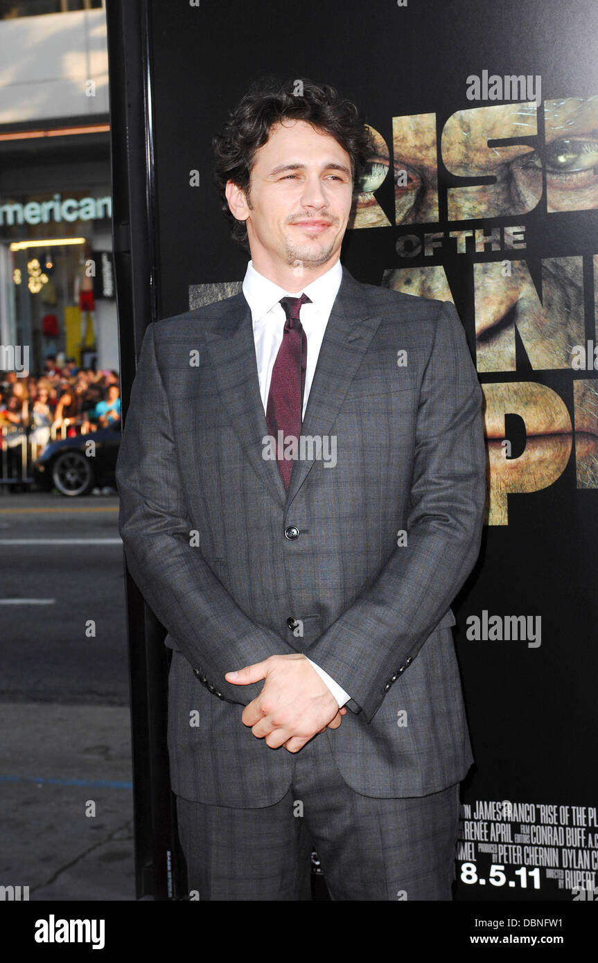 James Franco, at the premiere of 20th Century Fox's 'Rise Of The
