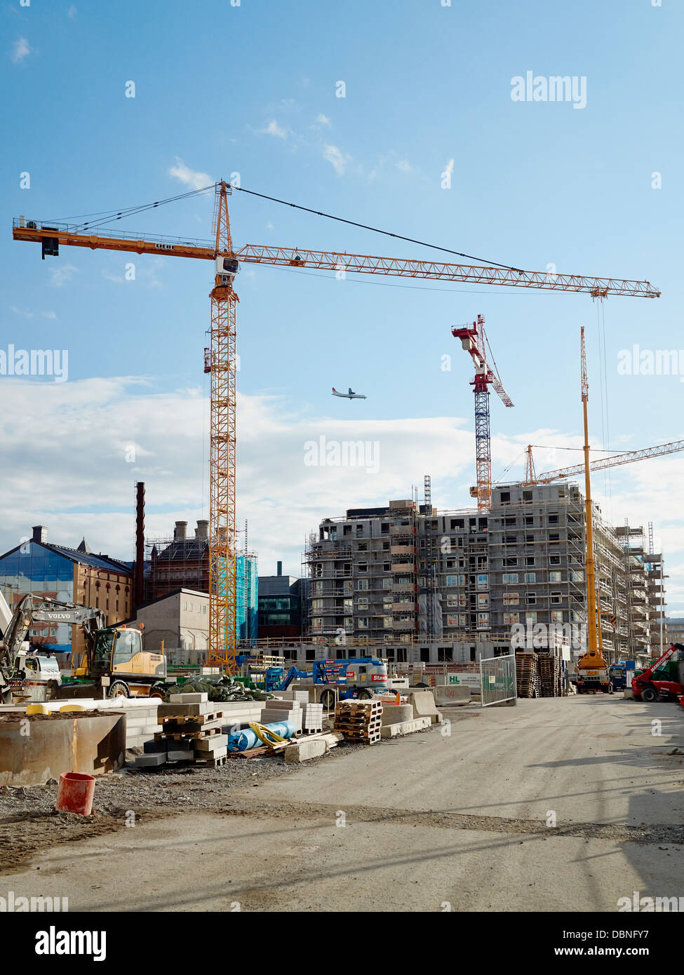 Kungsholmen, Building under construction Stock Photo