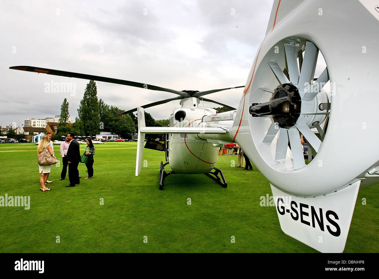 The ORYX eurocopter ec-135 Hermes Concours d'Elegance Luxury Event at ...