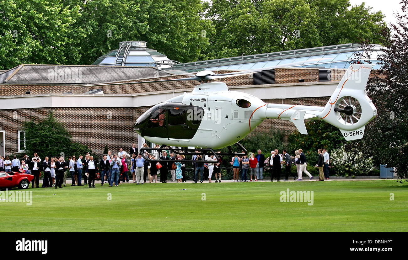 The ORYX eurocopter ec-135 Hermes Concours d'Elegance Luxury Event at ...