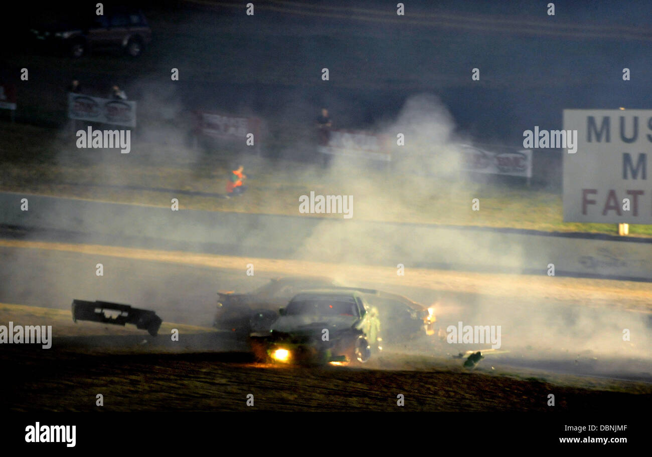 Cole Armstrong crashes The World Time Attack Challenge 2011 held at
