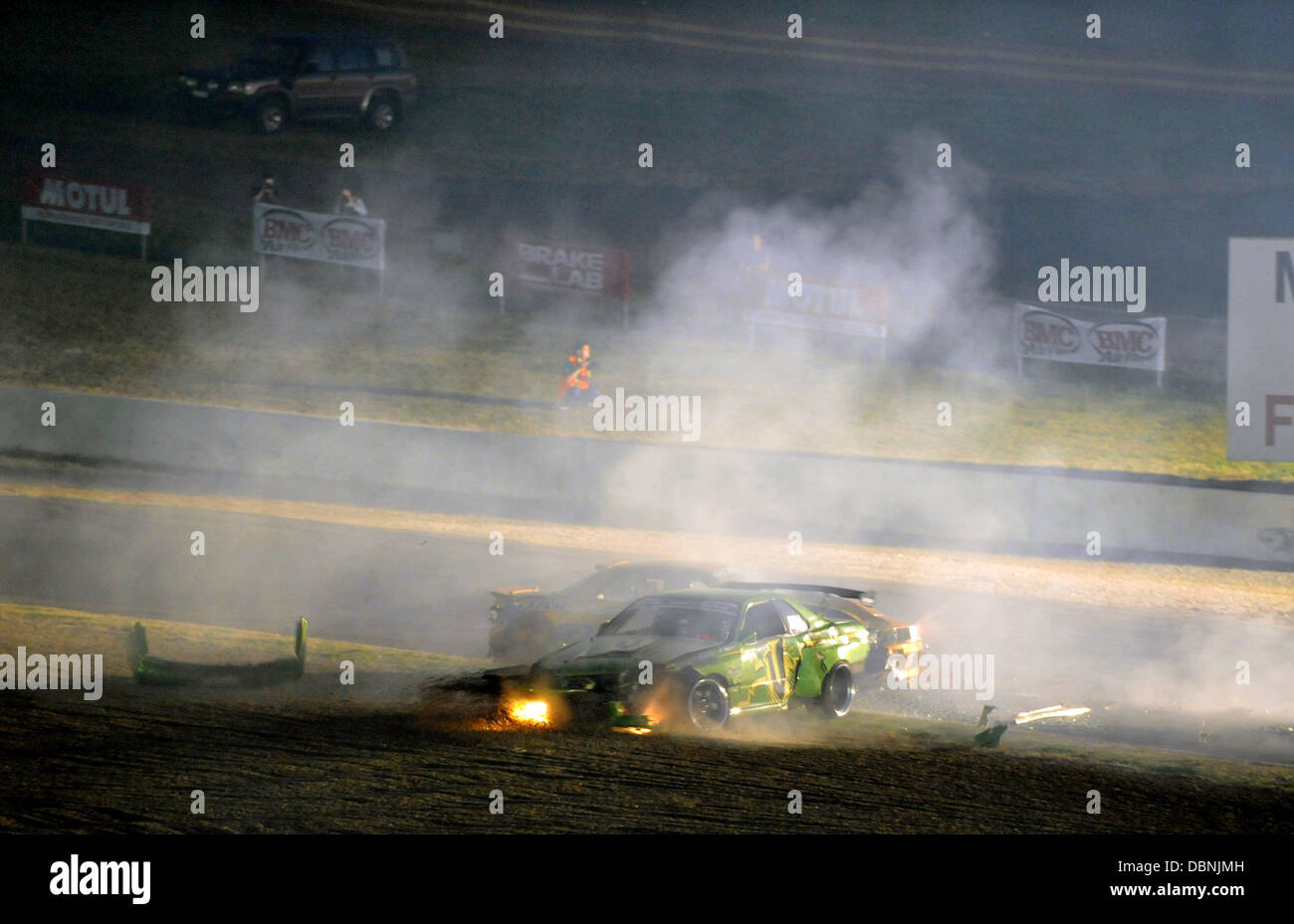 Cole Armstrong crashes The World Time Attack Challenge 2011 held at