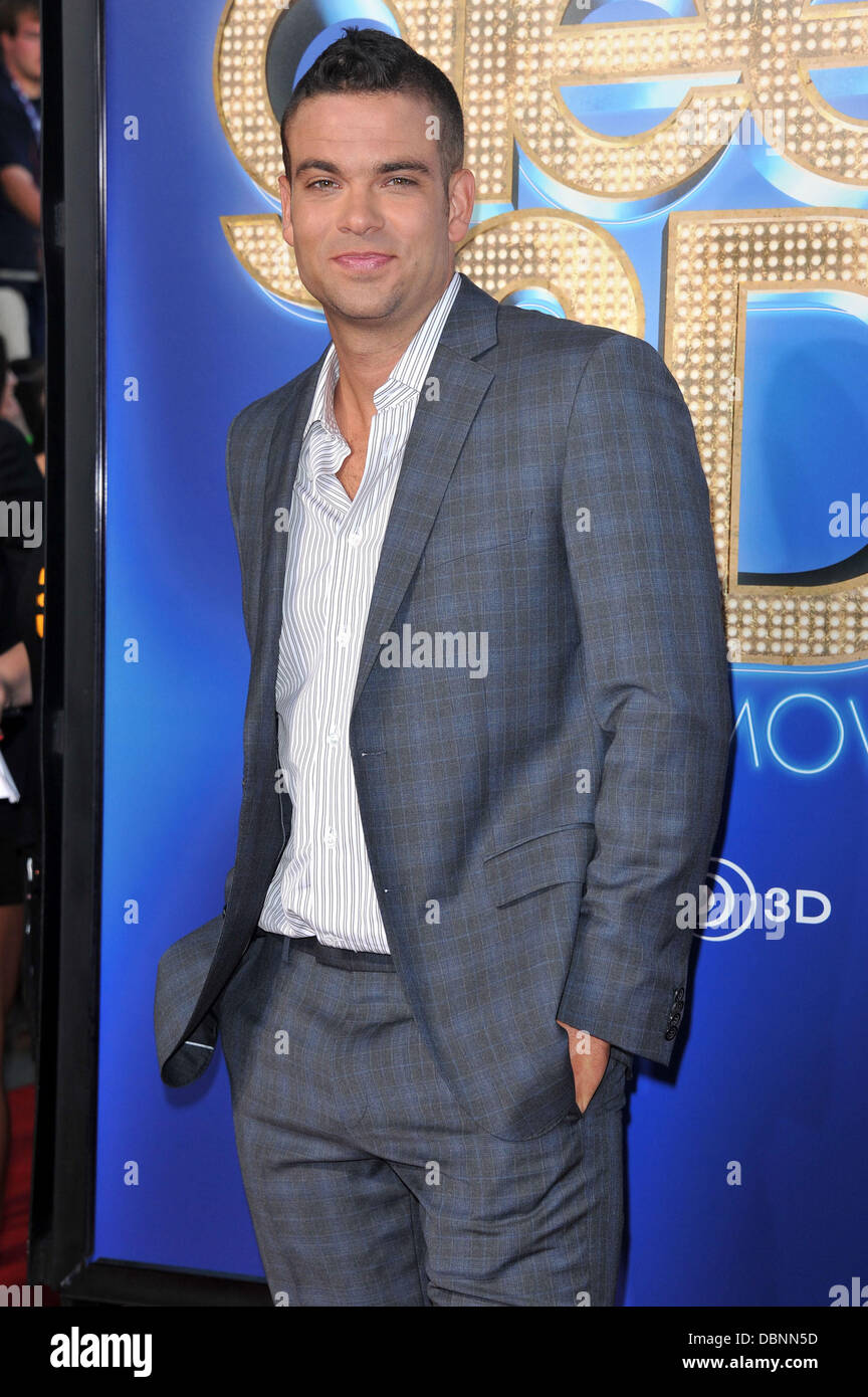 Mark Salling The world premiere of 'Glee: The 3D Concert Movie' held at the Regency Village Theatre - Arrivals Los Angeles, California - 06.08.11 Stock Photo