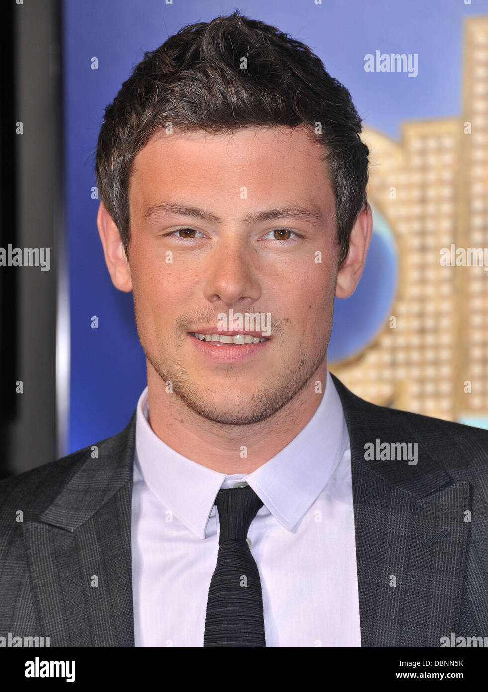 Cory Monteith The world premiere of 'Glee: The 3D Concert Movie' held at the Regency Village Theatre - Arrivals Los Angeles, California - 06.08.11 Stock Photo