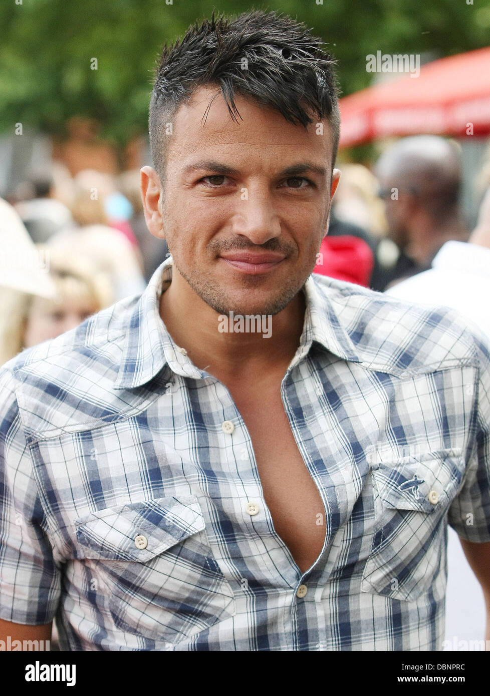 Peter Andre at the ITV studios London, England - 08.08.11 Stock Photo