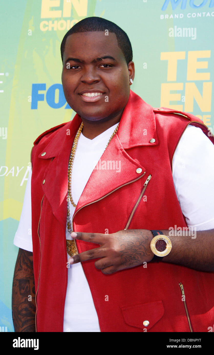 Sean Kingston 2011 Teen Choice Awards held at Gibson Amphitheatre