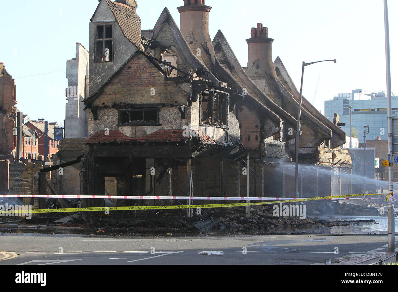 File Photo Gordon Thompson, the man who admitted burning down the Reeves family-run furniture store in Croydon, South London during the London riots on 8 August (11), will be sentenced on Wednesday (11Apr12). A court heard that Thompson rioted in the stre Stock Photo