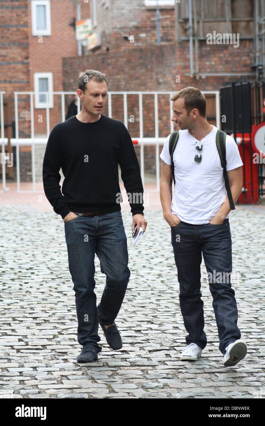 Ben Price Coronation Street Cast Members Leave The Itv Studios Early On Advice From The Greater Manchester Police Due To The Unrest And Violence Which Began This Afternoon In The City Centre