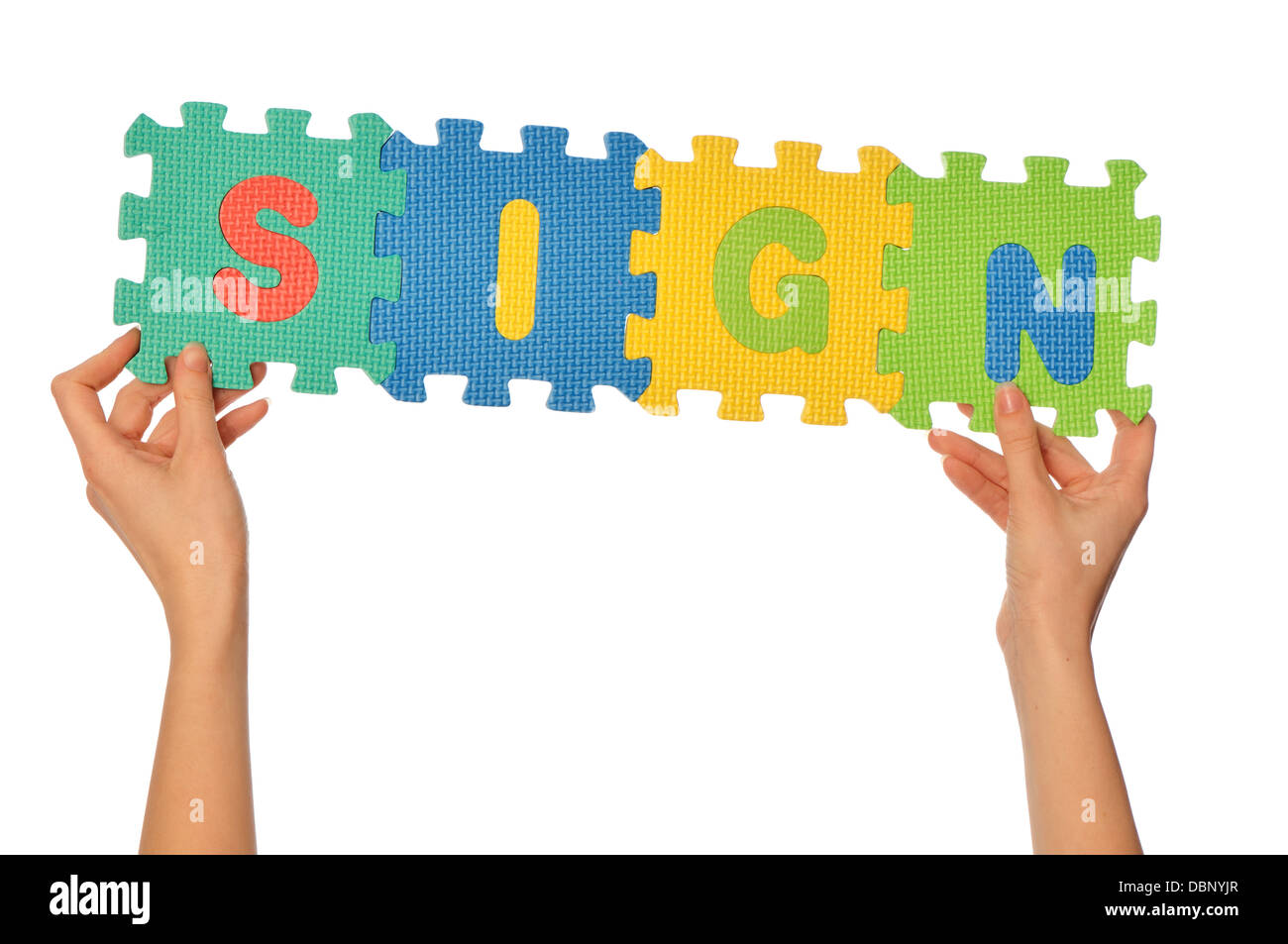 word sign Stock Photo Alamy