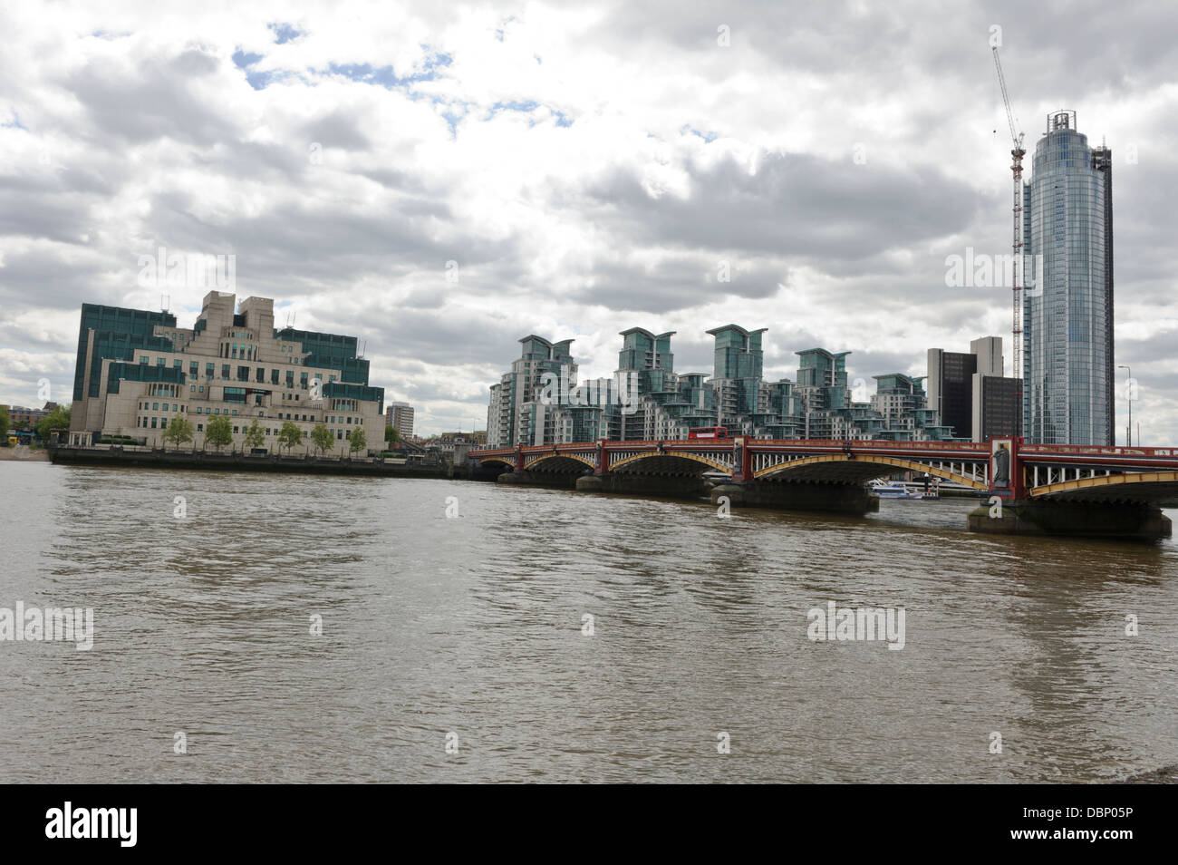MI5 and M16 Headquarter, London, England, United Kingdom. Stock Photo