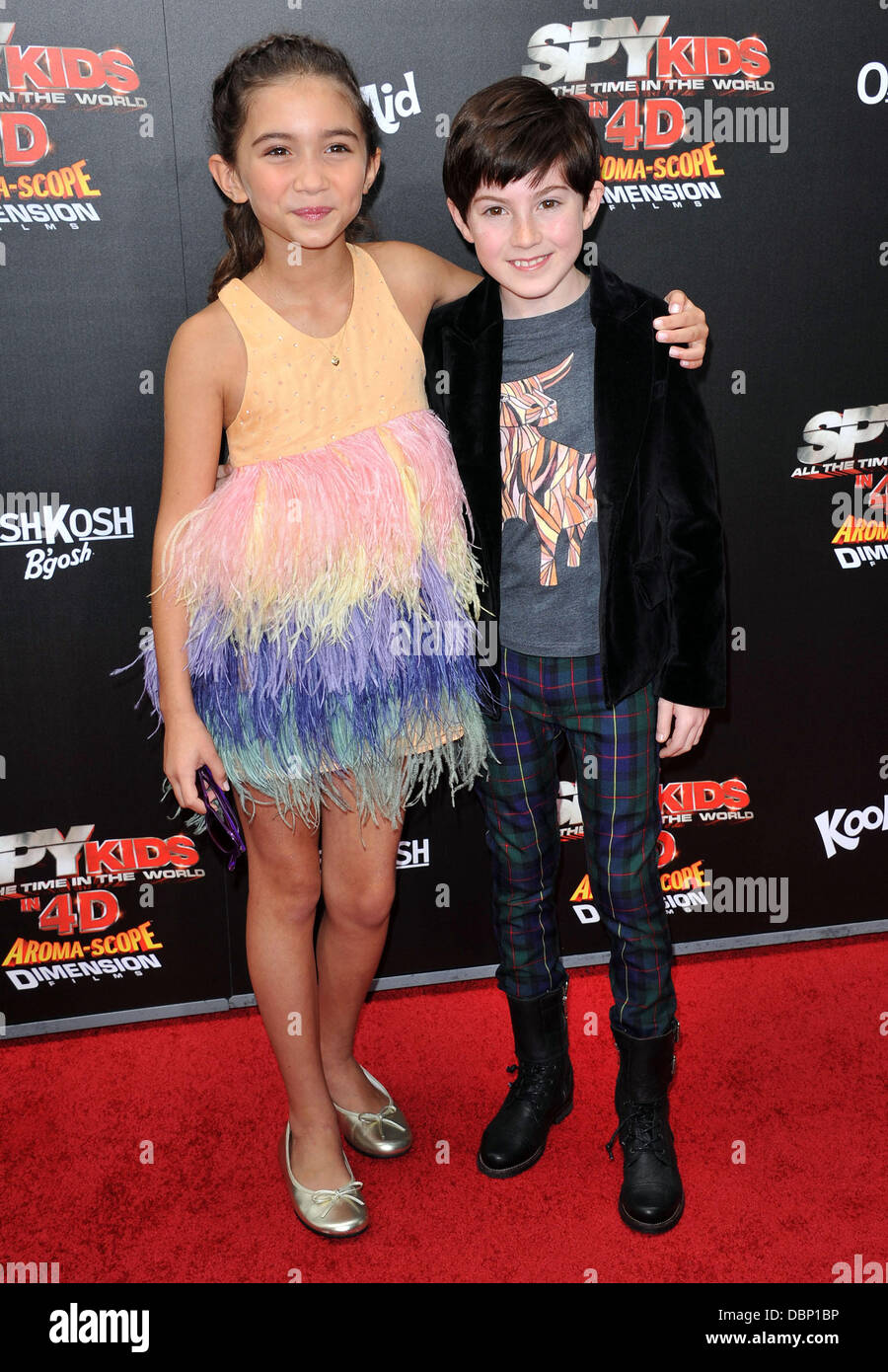 Rowan Blanchard and Mason Cook 'Spy Kids: All The Time In The World 4D' Los  Angeles Premiere Los Angeles, California - 31.07.11 Stock Photo - Alamy