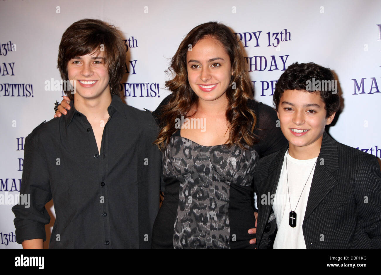 Billy Unger, Erin Unger, Eric Unger Madison Pettis's 13th birthday
