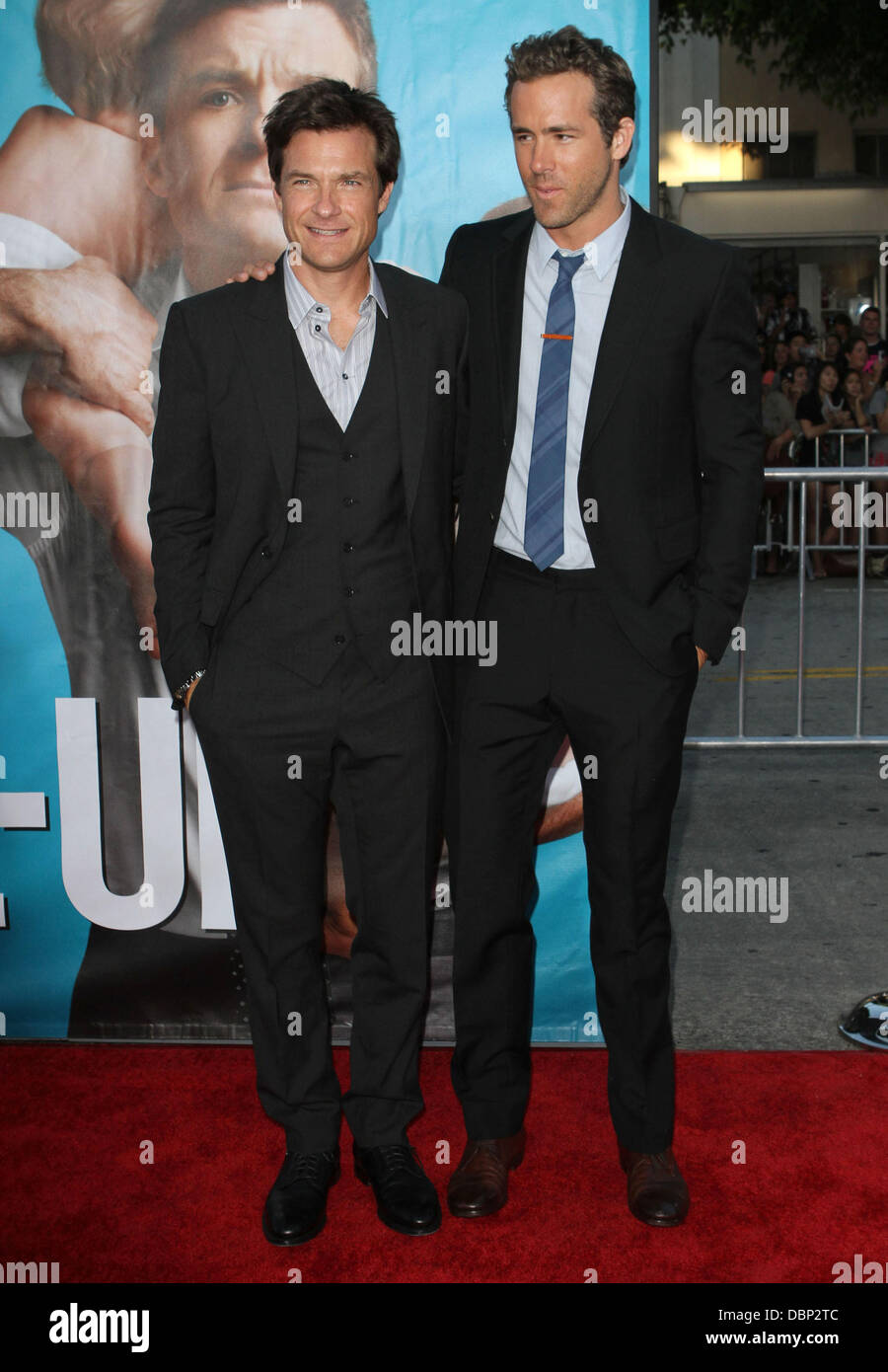 Jason Bateman and Ryan Reynolds attend The Change-Up Los Angeles Premiere  at Regency Village Theatre in Westwood, CA. 8/1/11 Stock Photo - Alamy