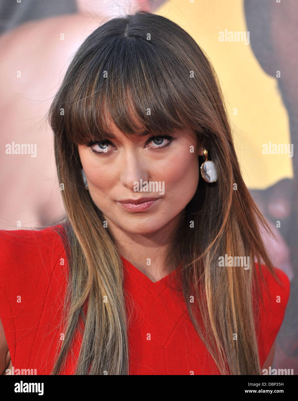 Olivia Wilde 'The Change-Up' Los Angeles Premiere held at The Regency Village Theatre Westwood, California, USA - 01.08.11 Stock Photo