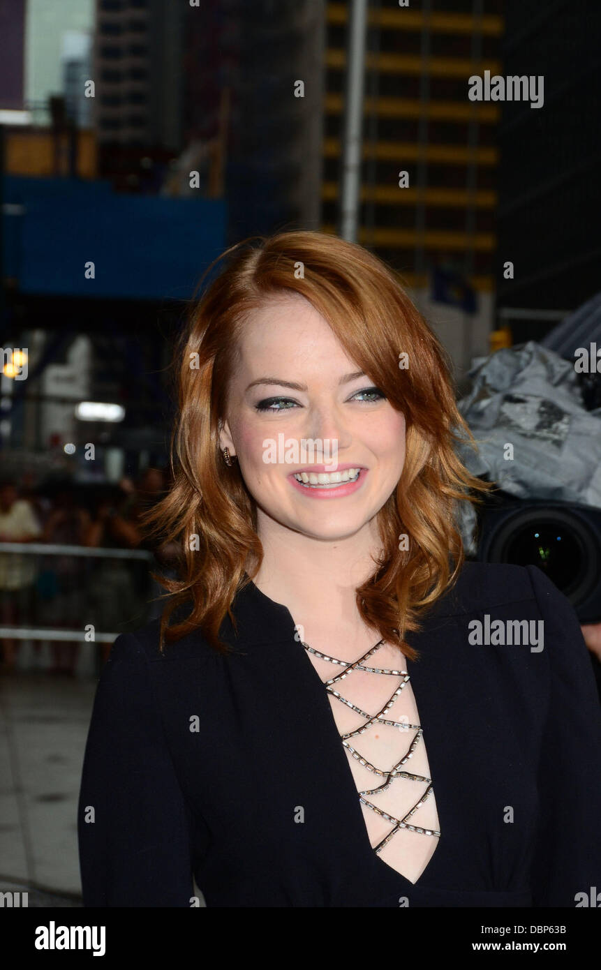 Emma Stone 'The Late Show with David Letterman' at the Ed Sullivan