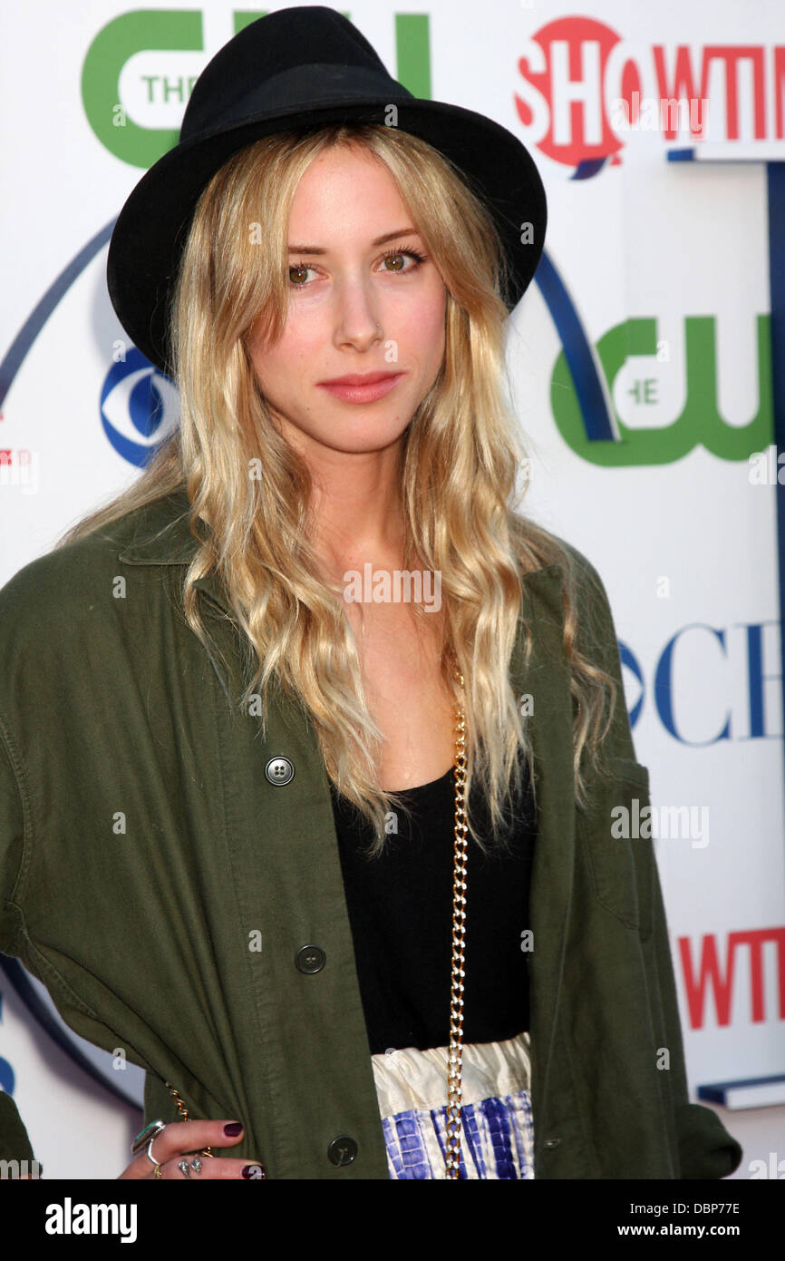 Gillian Zinser CBS,The CW And Showtime TCA Party held At The Pagoda Beverly Hills, California - 03.08.11 Stock Photo