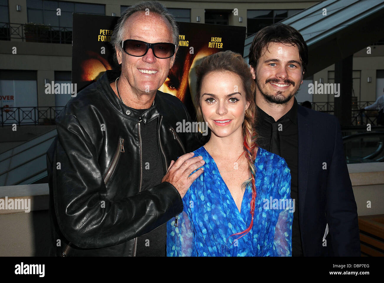 Peter Fonda, Taryn Manning, and Jason Ritter 'The Perfect Age Of Rock 'N' Roll' Los Angeles Premiere held at Laemmle Sunset 5 Theatre West Hollywood, California - 3.08.11 Stock Photo