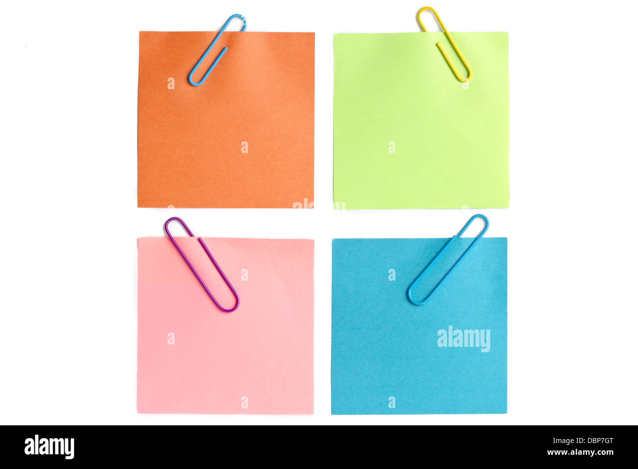paperclips and notes Stock Photo - Alamy