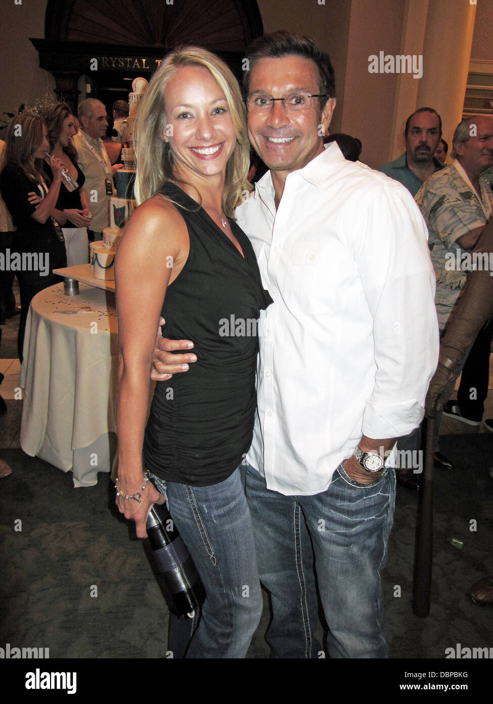 Erica Smitheman and John Bolaris The Hamels Foundation Diamonds and Denim Gala at Crystal Tea