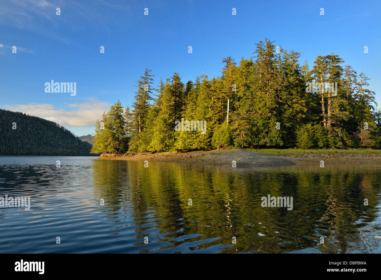 Reflections in Island Bay Haida Gwaii Queen Charlotte Islands Gwaii