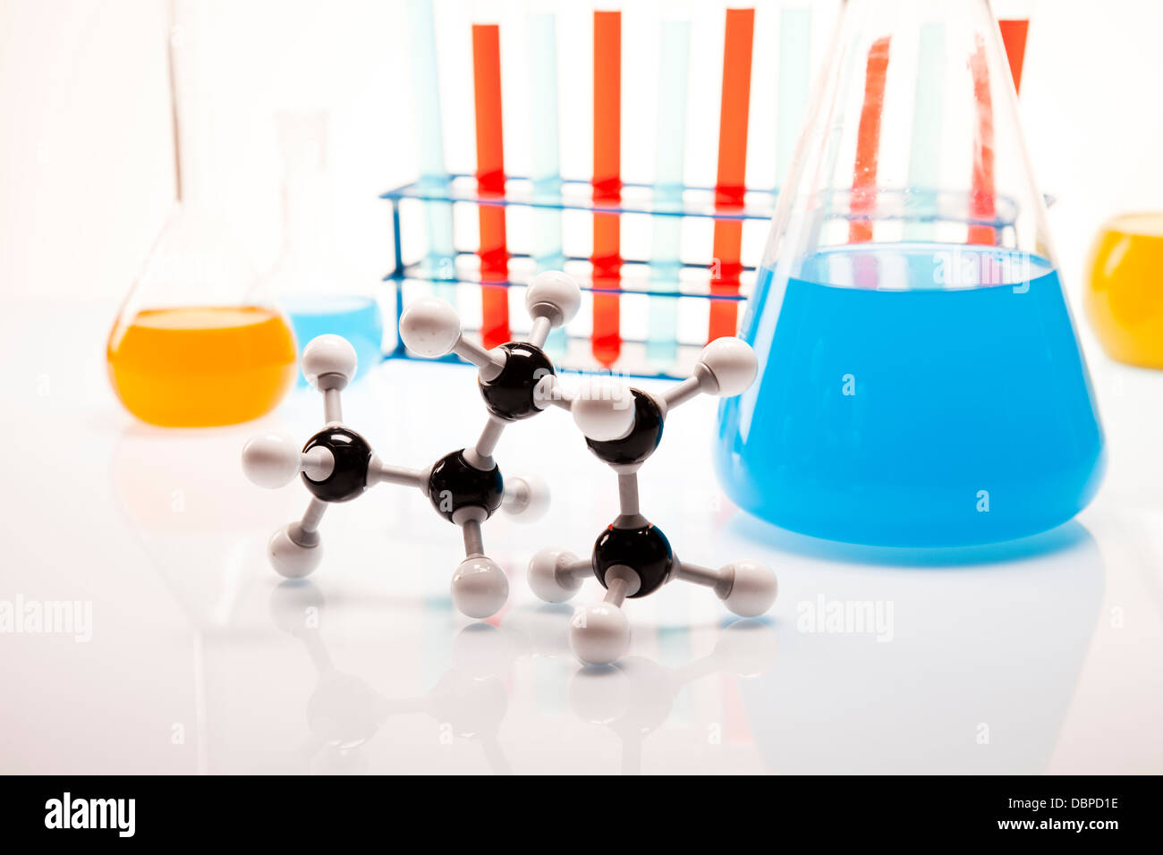 Chemistry equipment, laboratory glassware Stock Photo Alamy