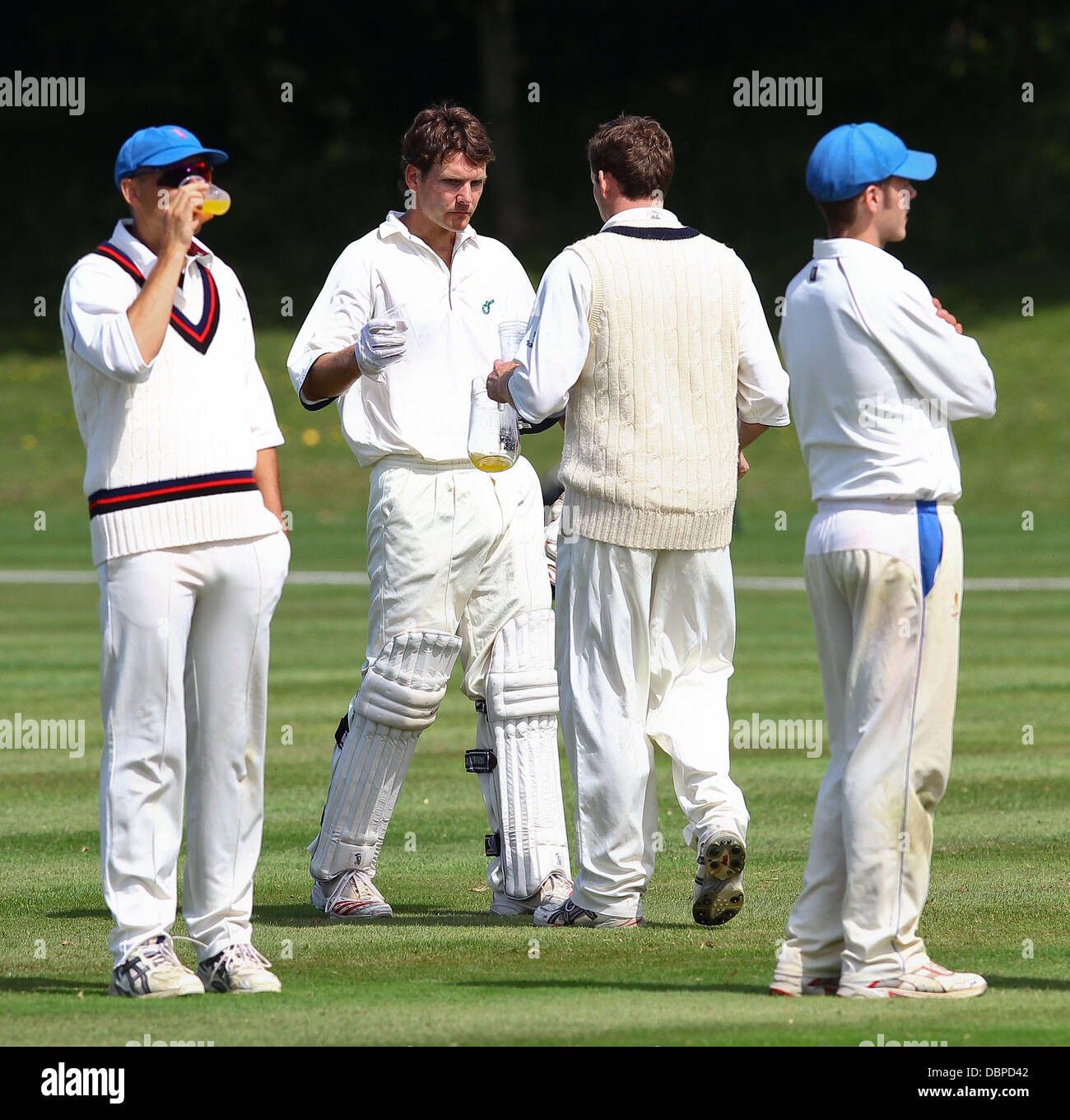Pippa Middleton's boyfriend Alex Loudon playing cricket for the Old