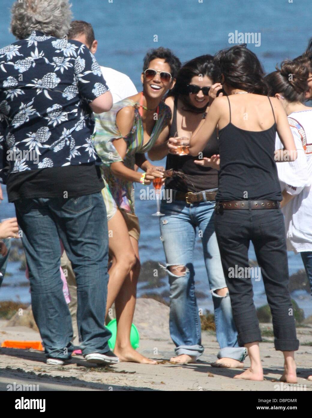 Halle Berry Looks In Great Spirits As She Spends Her 45th Birthday