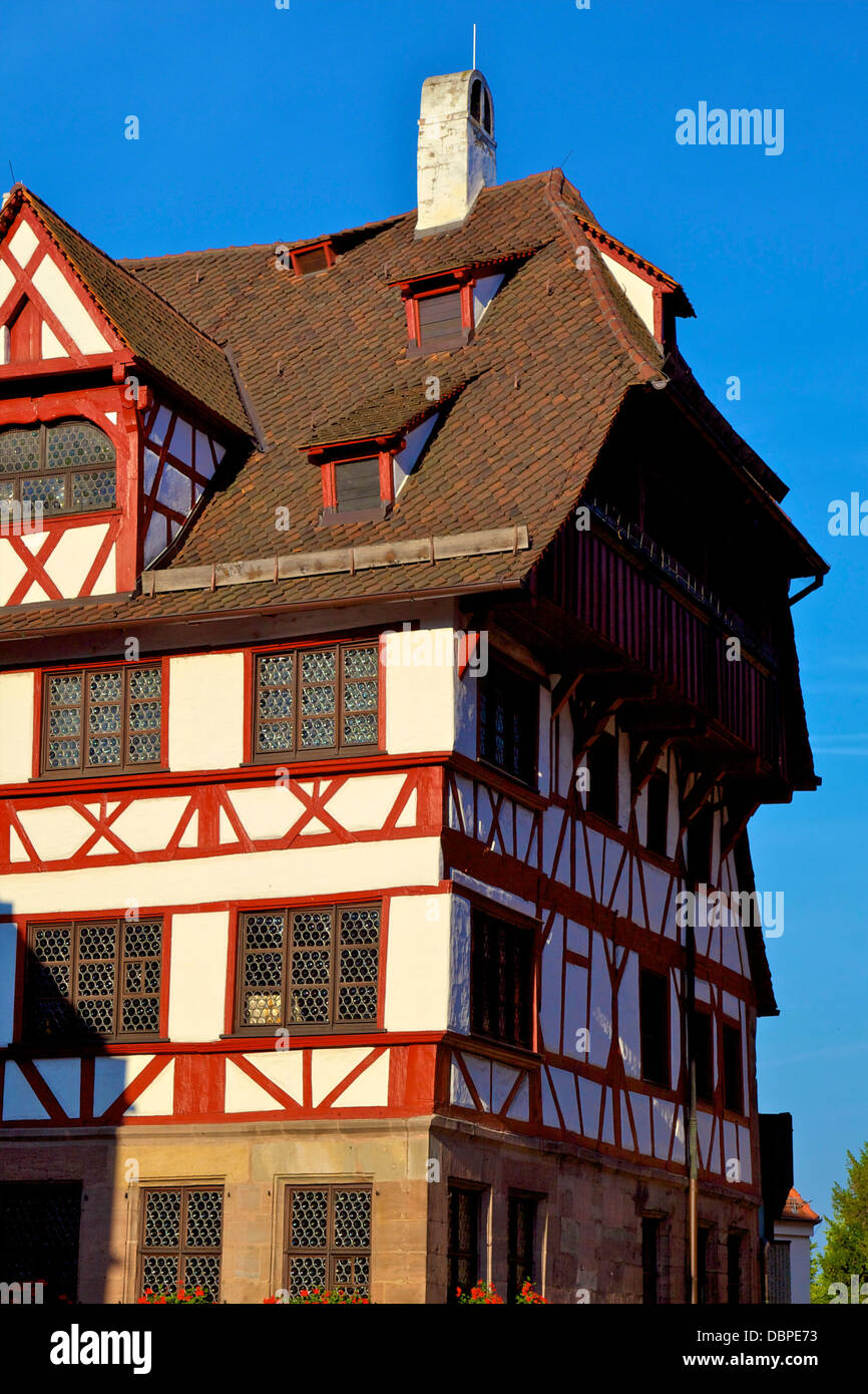 Albrecht Durer's House, Nuremberg, Bavaria, Germany, Europe Stock Photo