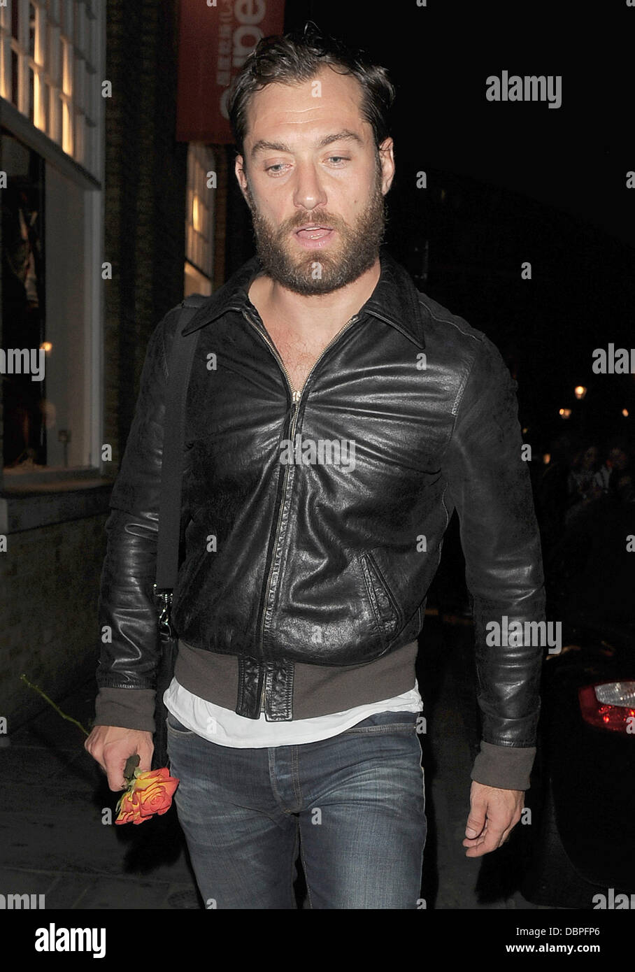 Jude law leather jacket outlet
