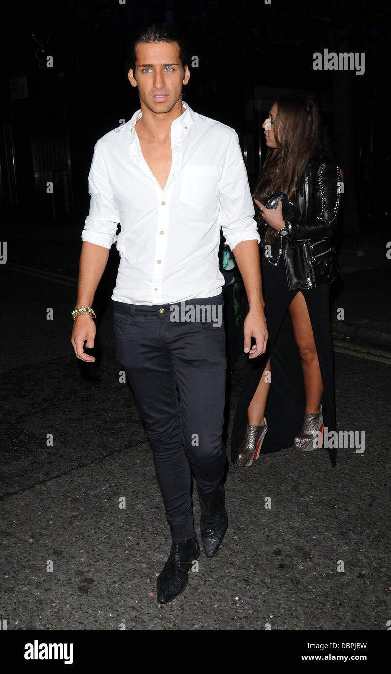 Ollie Locke and Chloe Green leaving Midsummer Night Dream Party held at