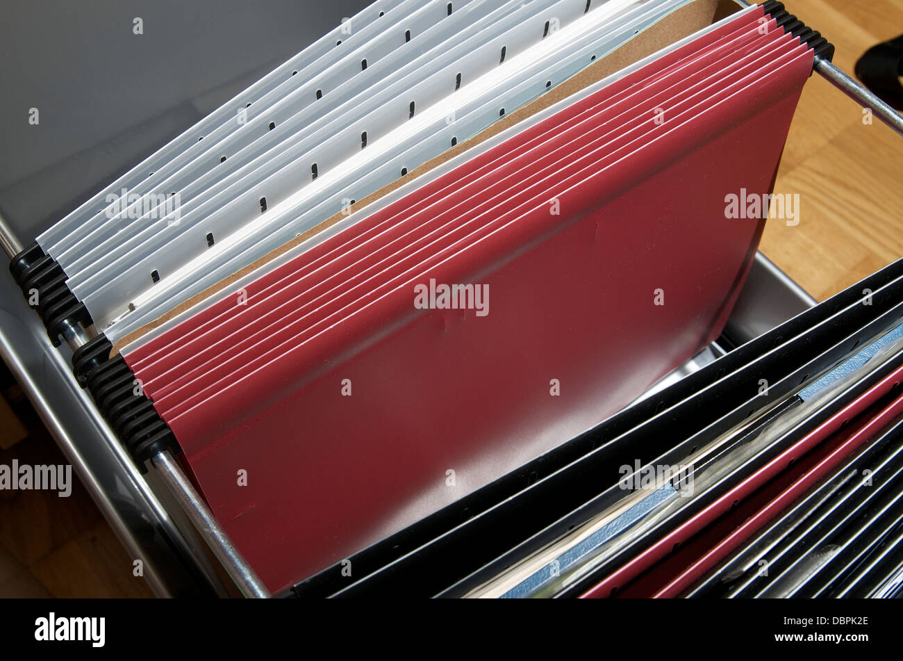 drawers and folders to organize important documents Stock Photo Alamy