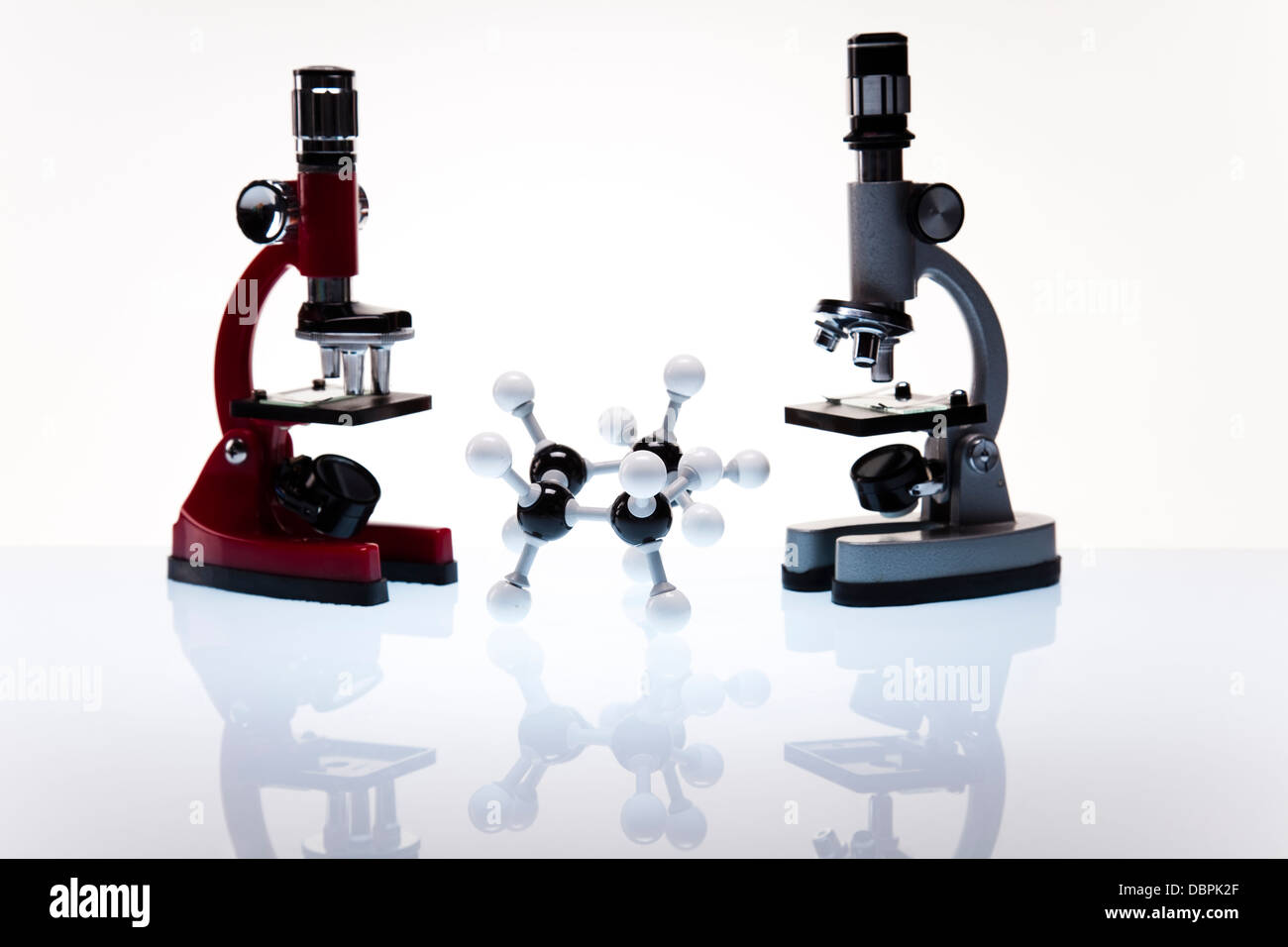 Microscope science research glossy hi-res stock photography and images ...