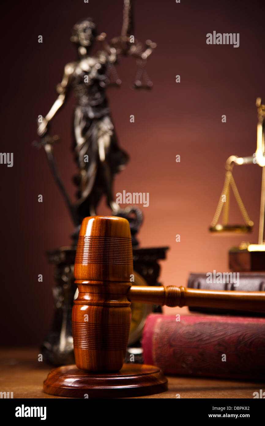 Wooden gavel barrister, justice concept Stock Photo - Alamy