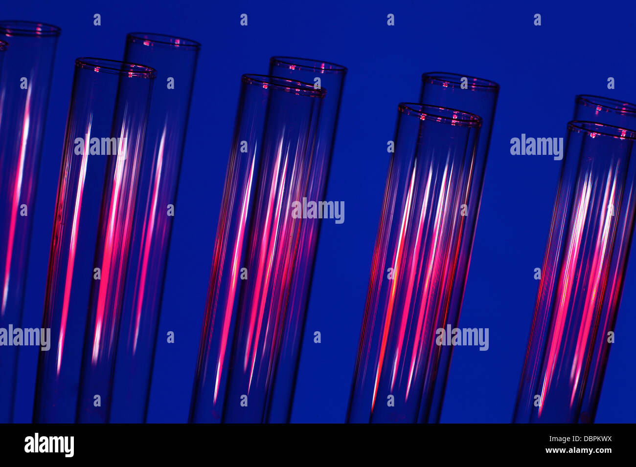 Glass chemistry tubes Stock Photo Alamy