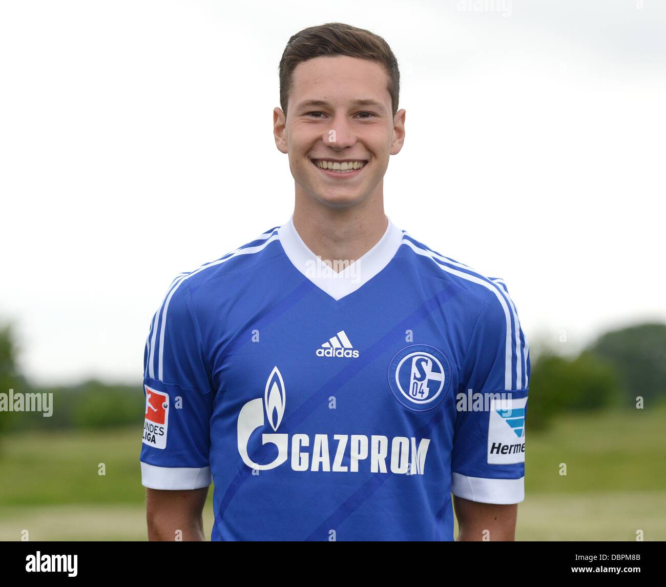 Carte Topps 2013-14 Julian Draxler Schalke 04 - Maillot Porté EBay 1/1