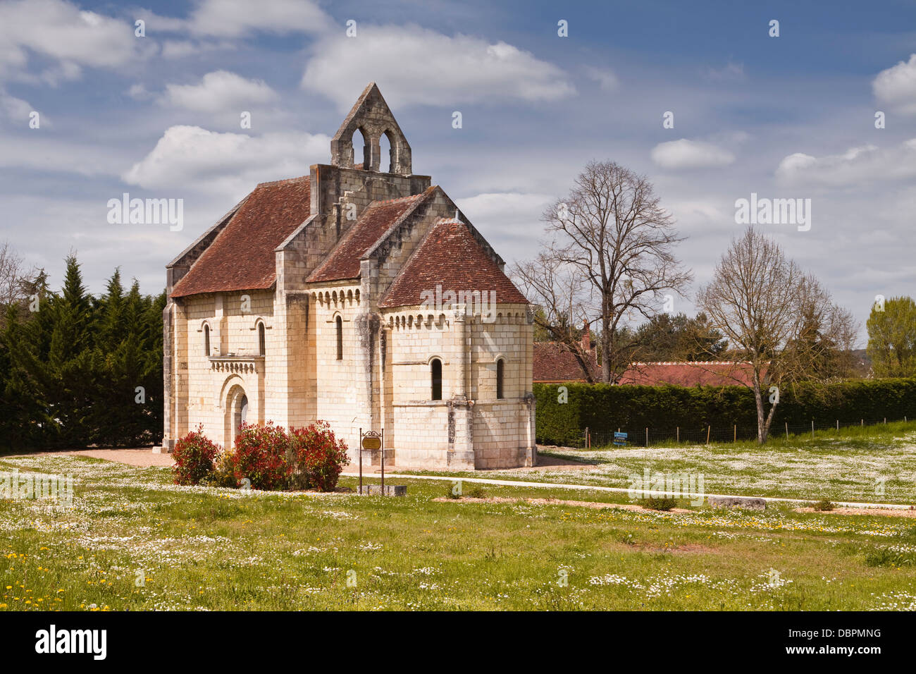 Built in the 12th century, Chapelle Saint Lazare, Loir-et-Cher, Centre, France Stock Photo