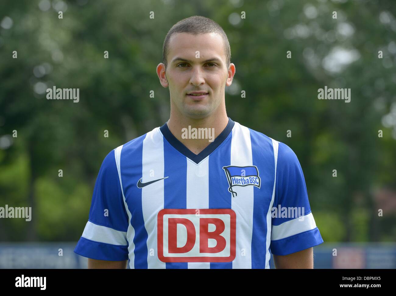 Ben Sahar of German Bundesliga club Hertha BSC during the official photocall of season 2013-14 on the 28th of June in 2013 in Berlin on the training ground in the Olympic Stadium. Photo: Rainer Jensen/dpa Stock Photo