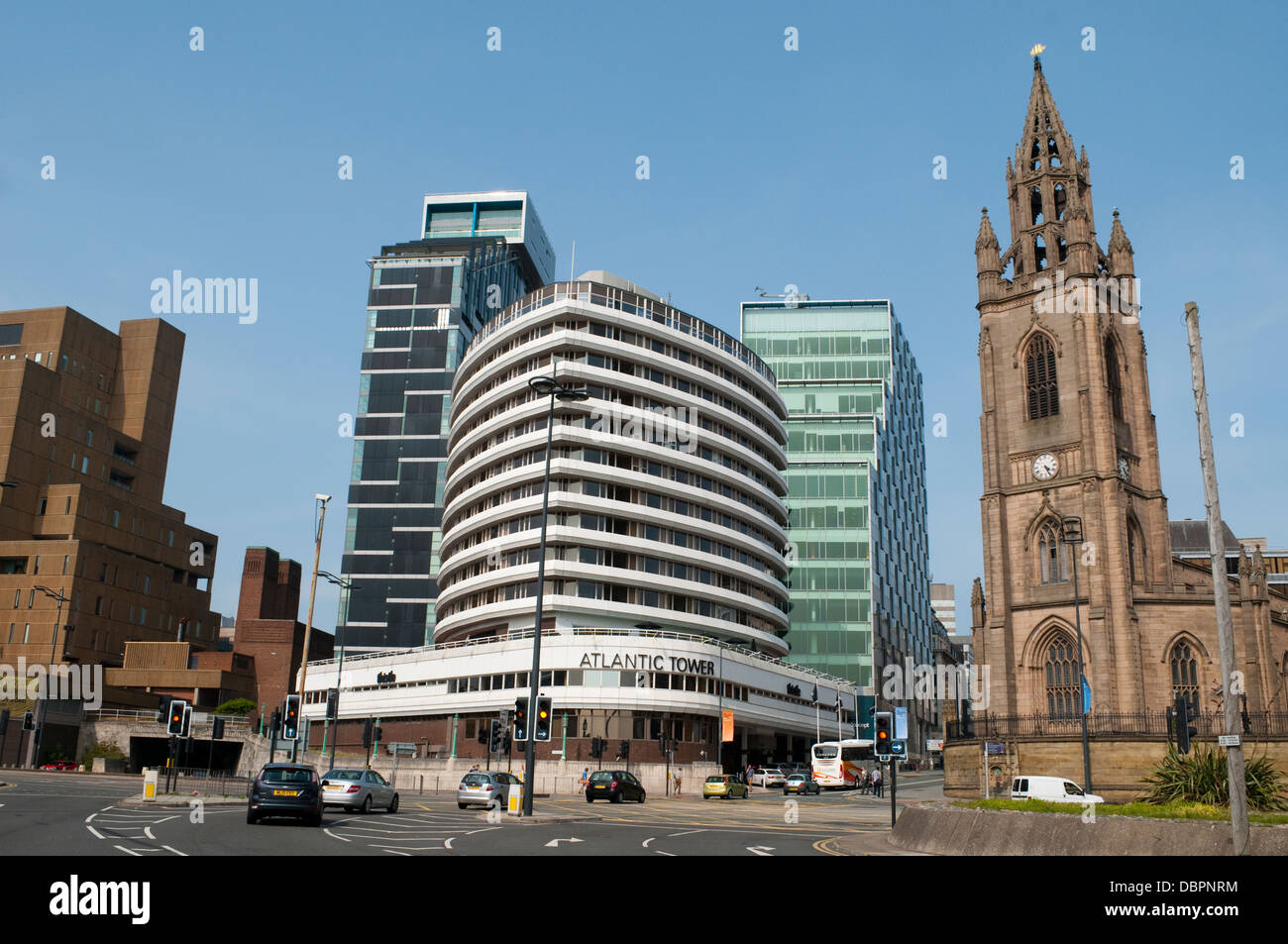 Atlantic Tower hotel by Thistle, Liverpool, UK Stock Photo