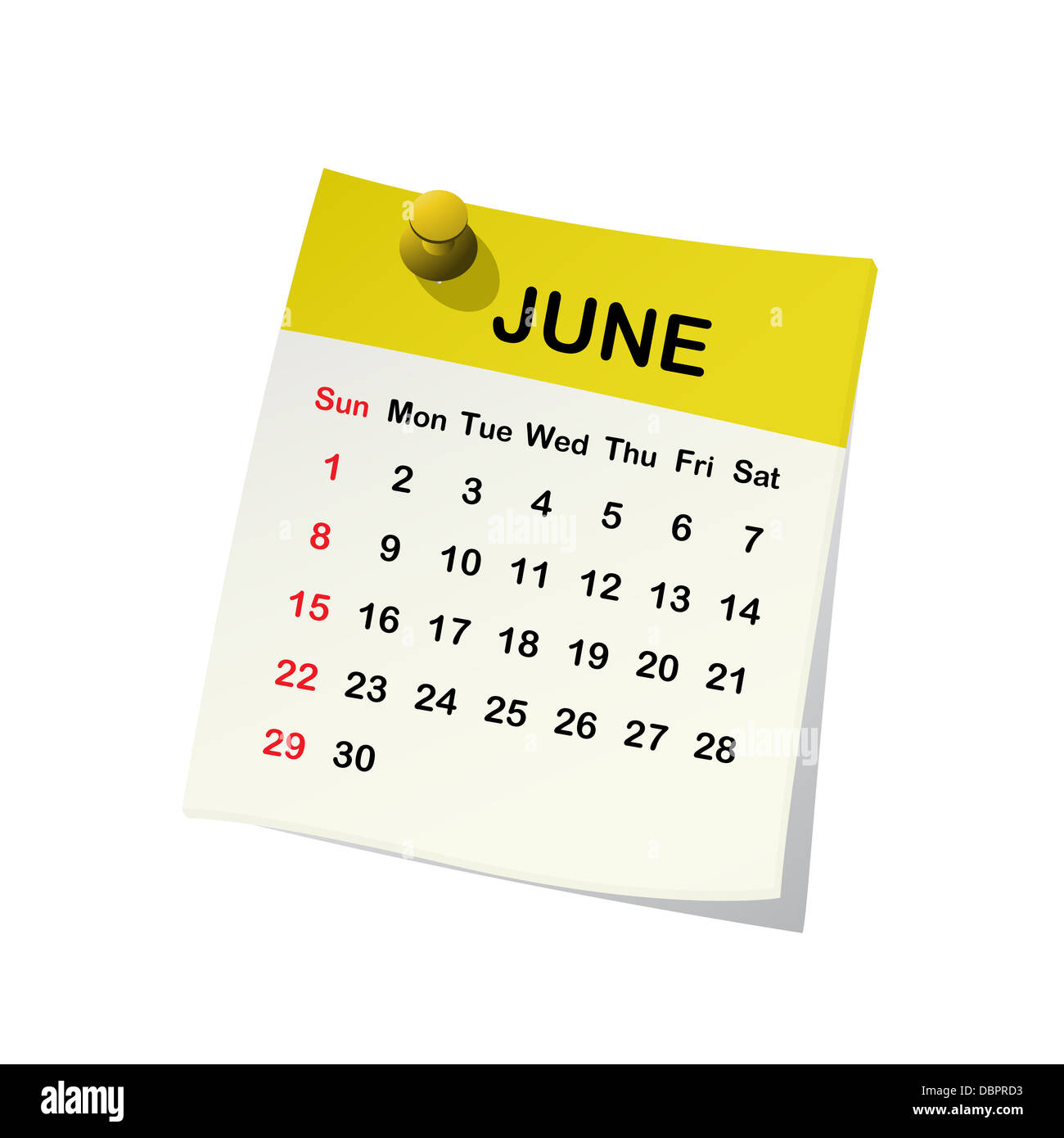 2014-paper-sheet-calendar-for-june-stock-photo-alamy