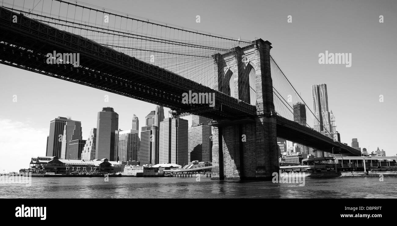 Brooklyn Bridge, New York Stock Photo