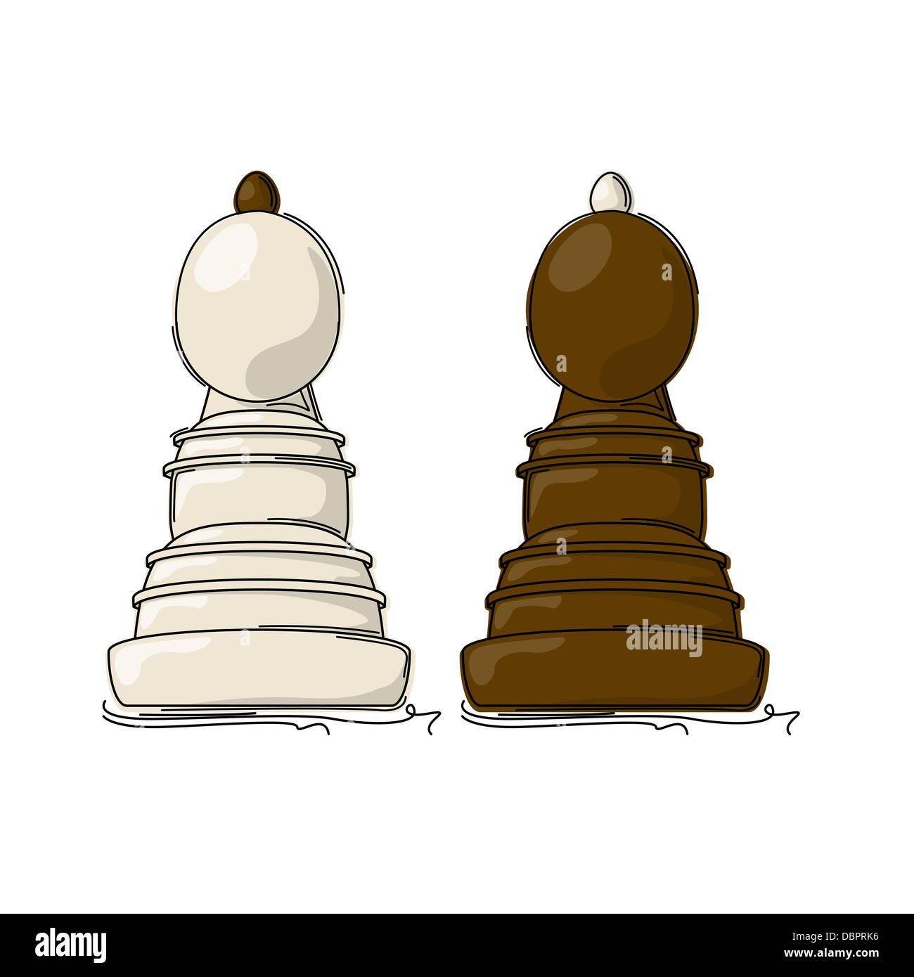 The chess game painting hi-res stock photography and images - Alamy