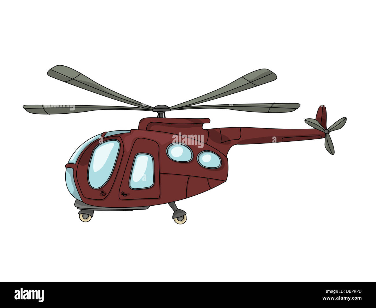 drawn helicopter toy