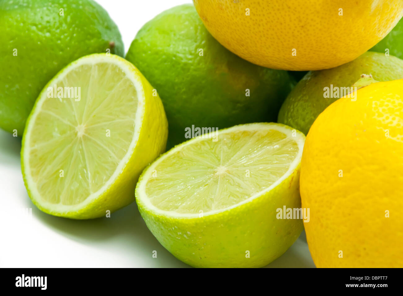Limes and lemons Stock Photo Alamy