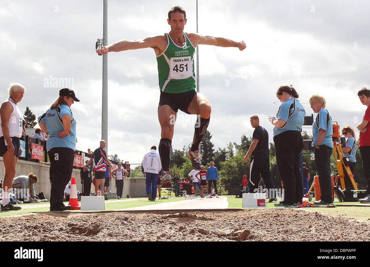 Belfast, UK. 2nd August, 2013. WPFG 2013 Track and Field Day 1. Track and Field events take