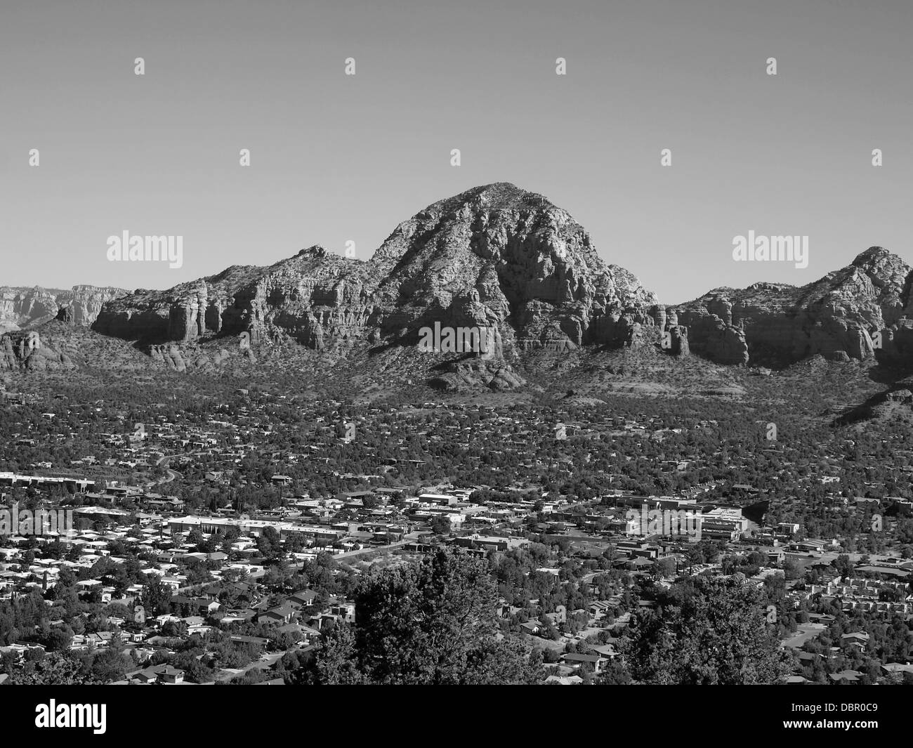 Wide angle view of Sedona, Arizona, USA Stock Photo - Alamy