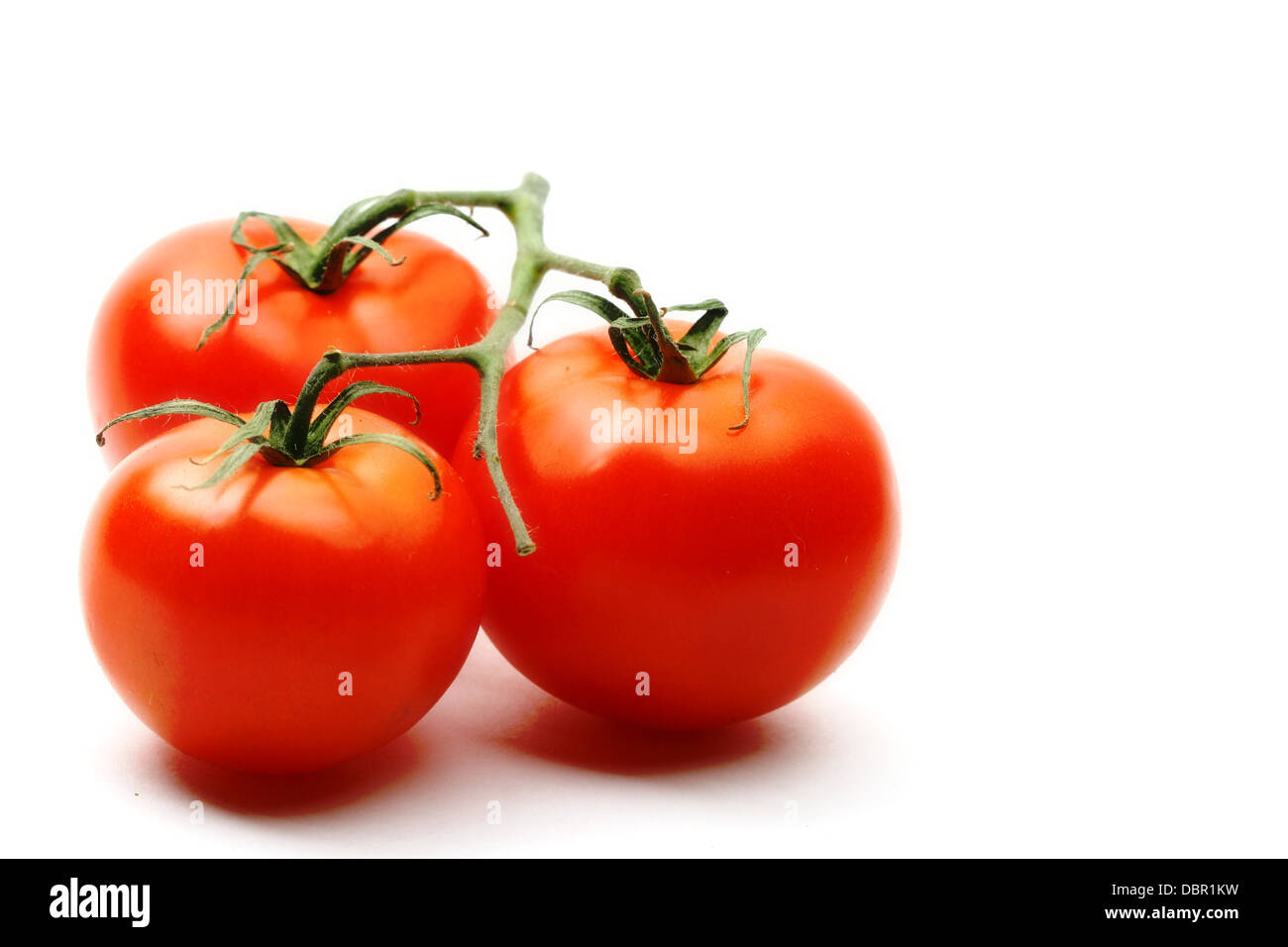 cherry tomatoes isolated on white background Stock Photo - Alamy
